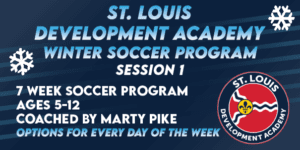 St. Louis Development Academy STL - Soccer STLDA Logo Roundel FLAT - St  Louis Development Academy - Tapestry